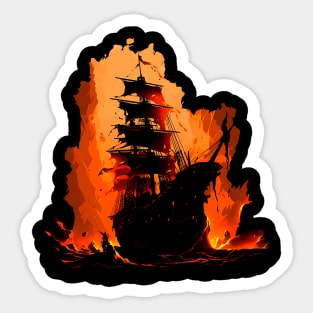 Pirate ship Sticker